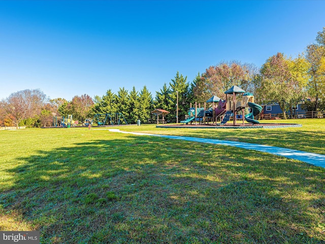 106 Bedrock Dr, Walkersville, MD 21793 - community playground featuring a lawn