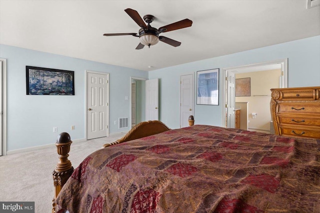313 Indianhead Ct, Woodstock, VA 22664 - bedroom with carpet, baseboards, and ceiling fan