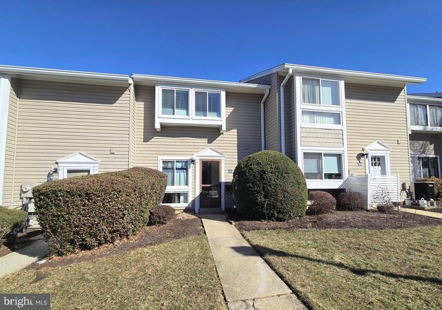 290 Hilltop Ln, Annapolis, MD 21403 - view of property with a front lawn and central air condition unit