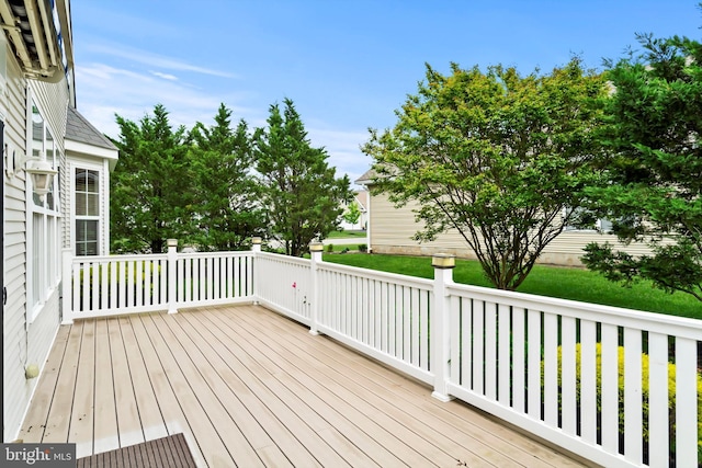 4 Augusta Dr, Little Egg Harbor Twp, NJ 08087 - view of wooden deck