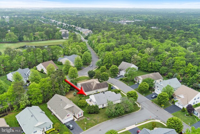 4 Augusta Dr, Little Egg Harbor Twp, NJ 08087 - aerial perspective of suburban area featuring a nearby body of water and a forest