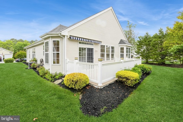 4 Augusta Dr, Little Egg Harbor Twp, NJ 08087 - view of home's exterior featuring a yard
