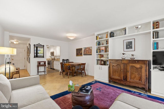 view of living room