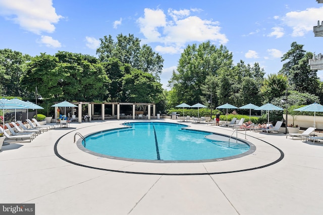 community pool featuring a patio