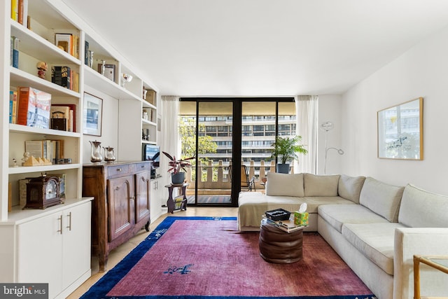 view of living room