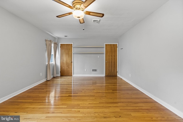 15 Renee, Lawrence Township, NJ 08648 - unfurnished bedroom featuring light wood finished floors, baseboards, and a ceiling fan