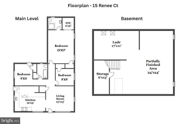 15 Renee, Lawrence Township, NJ 08648 - property floor plan