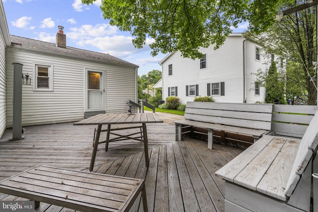 15 Renee, Lawrence Township, NJ 08648 - view of wooden terrace
