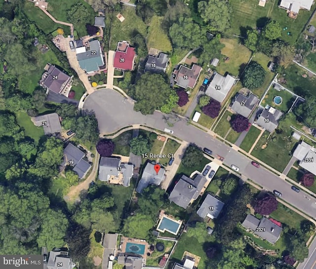 15 Renee, Lawrence Township, NJ 08648 - aerial view of property's location