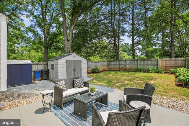 18165 Metz Dr, Germantown, MD 20874 - view of patio featuring view of wooded area