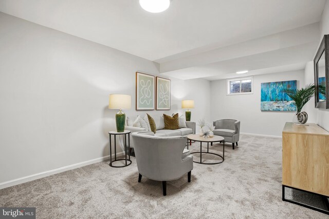 18165 Metz Dr, Germantown, MD 20874 - living room featuring carpet flooring and baseboards