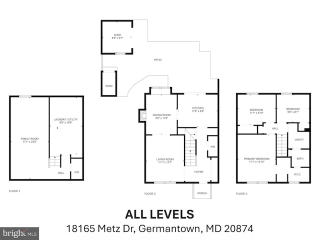 18165 Metz Dr, Germantown, MD 20874 - room layout