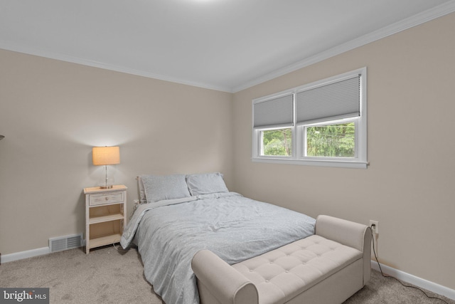 669 Worthington Dr, Warminster, PA 18974 - bedroom with crown molding, baseboards, and carpet flooring