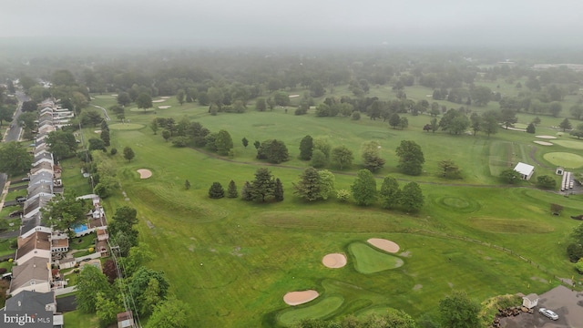 669 Worthington Dr, Warminster, PA 18974 - aerial view of residential area with a golf club and a tree filled landscape