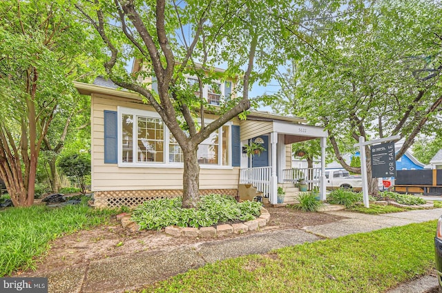 5622 Pilgrim Rd, Baltimore, MD 21214 - view of front of home with a porch