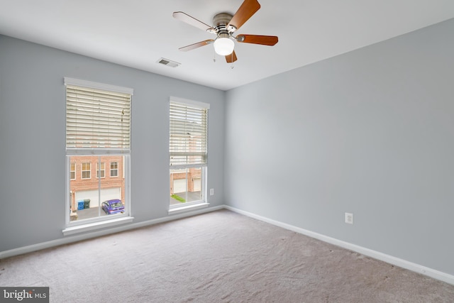 23462 Twin Falls Ter, Ashburn, VA 20148 - carpeted empty room with baseboards and a ceiling fan