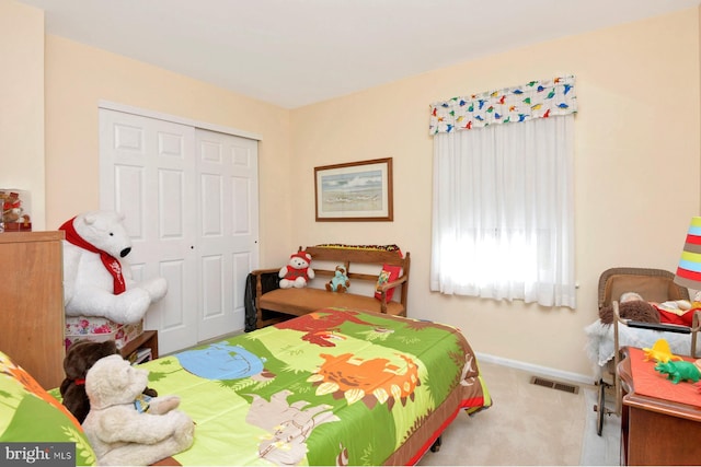 2 W Cartwright Dr, Princeton Junction, NJ 08550 - bedroom with a closet, carpet, and baseboards