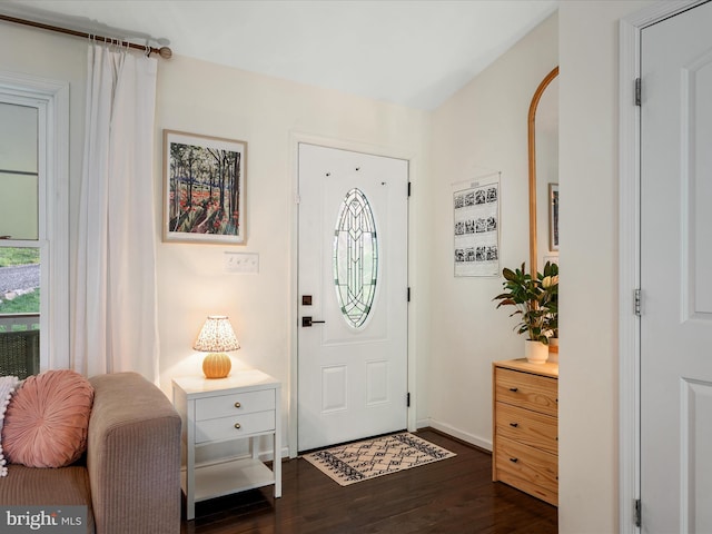 439 Windy Way, Front Royal, VA 22630 - foyer entrance featuring dark wood finished floors