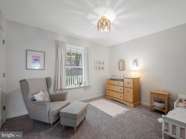 439 Windy Way, Front Royal, VA 22630 - living area featuring carpet flooring and baseboards