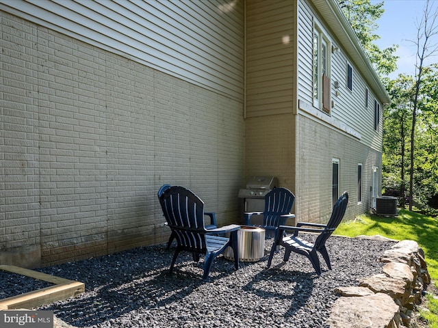 439 Windy Way, Front Royal, VA 22630 - view of patio / terrace with central AC unit