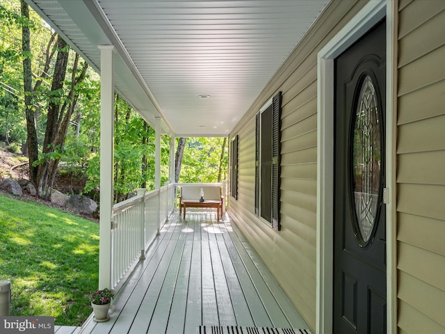 439 Windy Way, Front Royal, VA 22630 - porch featuring a lawn