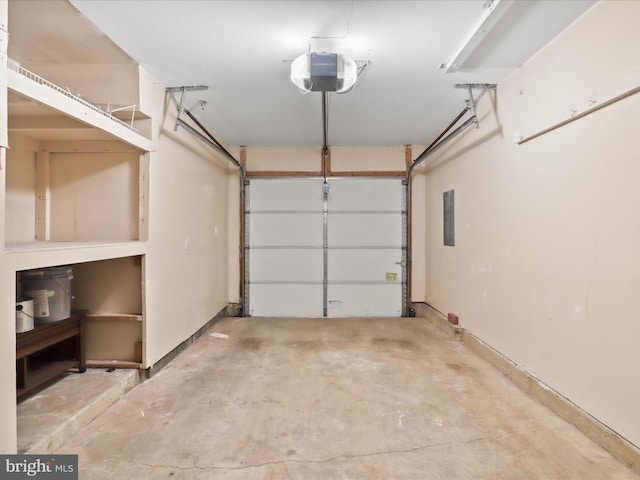 1604 Hunting Creek Dr Unit B, Alexandria, VA 22314 - garage with a garage door opener and electric panel