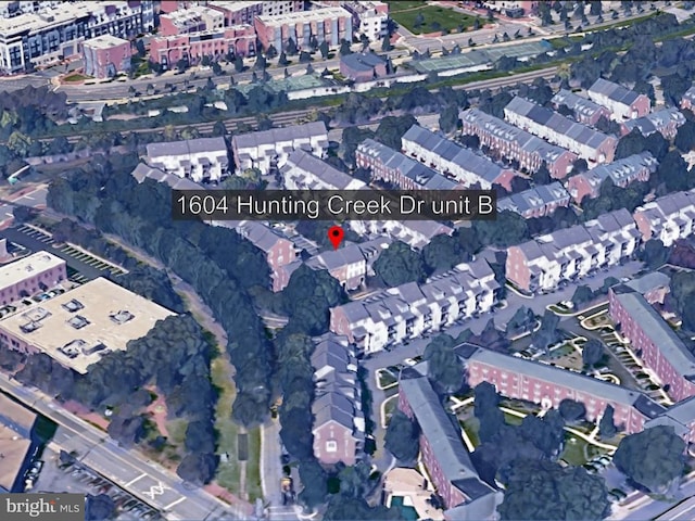 1604 Hunting Creek Dr Unit B, Alexandria, VA 22314 - aerial map of property and surrounding area