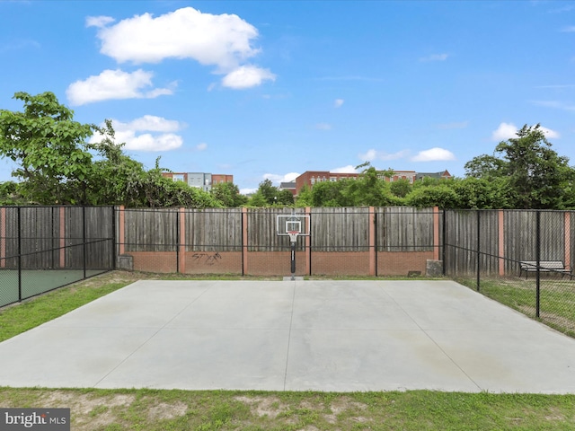 1604 Hunting Creek Dr Unit B, Alexandria, VA 22314 - view of basketball court with basketball hoop