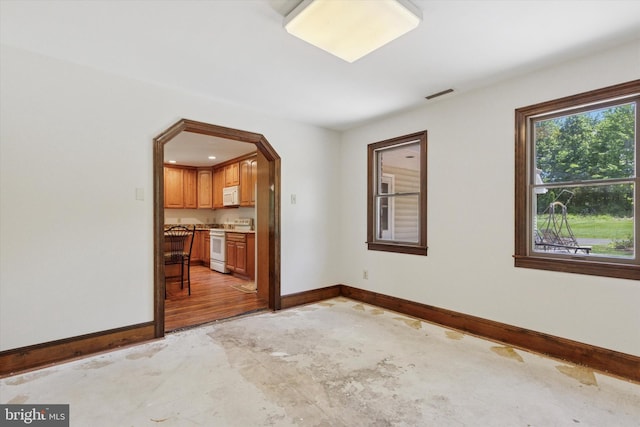 3789 Stump Rd, Doylestown, PA 18902 - empty room featuring baseboards and arched walkways