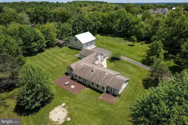3789 Stump Rd, Doylestown, PA 18902 - view from above of property with a forest