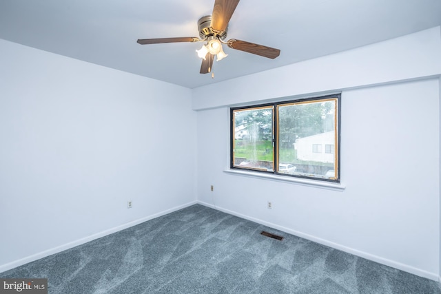 264 Summit House Unit 264, West Chester, PA 19382 - unfurnished room with carpet flooring, baseboards, and ceiling fan