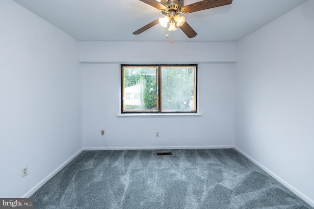 264 Summit House Unit 264, West Chester, PA 19382 - empty room featuring carpet, baseboards, and a ceiling fan