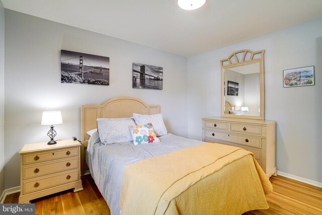 5101 Ampthill Dr, Alexandria, VA 22312 - bedroom with wood finished floors and baseboards