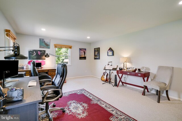 5101 Ampthill Dr, Alexandria, VA 22312 - office space featuring carpet flooring, recessed lighting, and baseboards