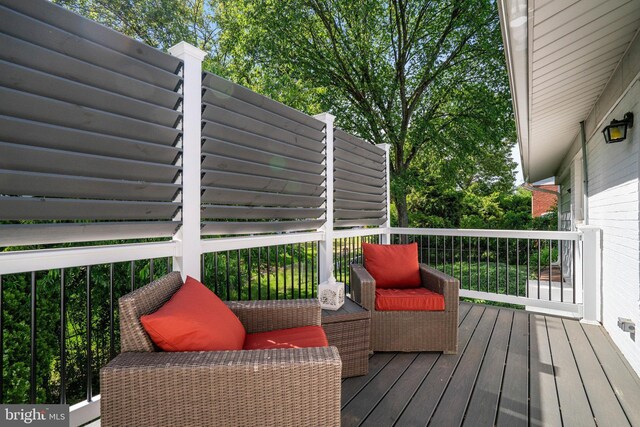 5101 Ampthill Dr, Alexandria, VA 22312 - view of deck