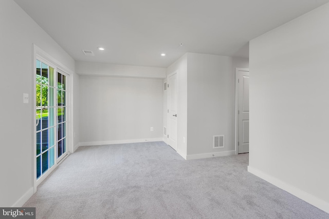 14 Chesapeake Ln Unit C, La Plata, MD 20646 - unfurnished room featuring carpet, baseboards, and recessed lighting