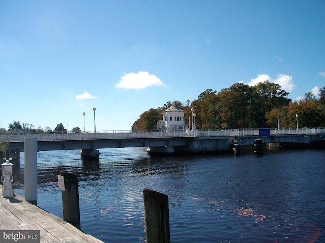 dock with a water view