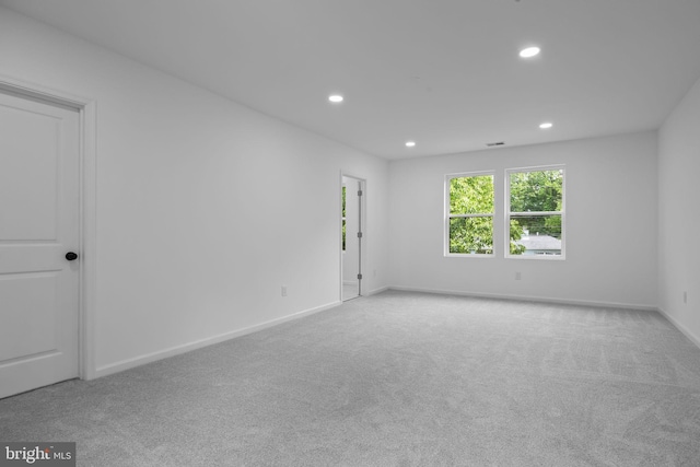 2564 Forrest Ave, Bensalem, PA 19020 - carpeted empty room featuring recessed lighting and baseboards