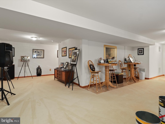5204 Spanish Dollar Ct, Woodbridge, VA 22193 - playroom with baseboards and carpet flooring