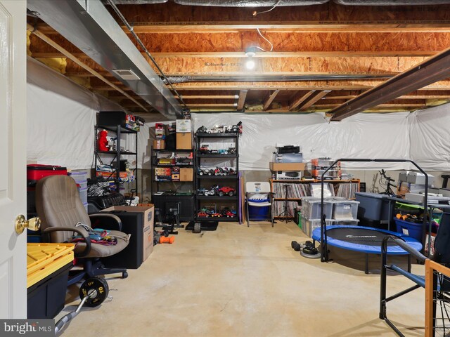5204 Spanish Dollar Ct, Woodbridge, VA 22193 - view of unfinished below grade area