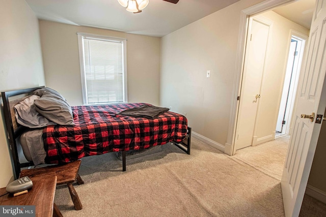 14365 Salsbury Ct, Woodbridge, VA 22193 - carpeted bedroom featuring baseboards and a ceiling fan