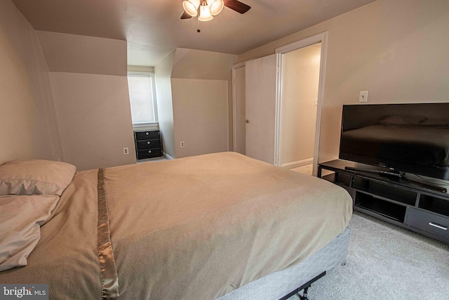 14365 Salsbury Ct, Woodbridge, VA 22193 - carpeted bedroom with a ceiling fan