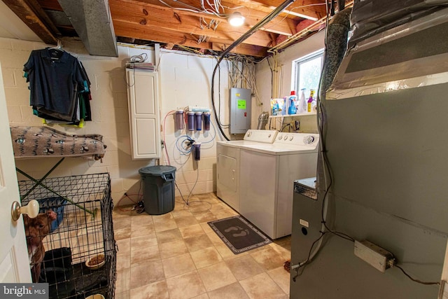 14365 Salsbury Ct, Woodbridge, VA 22193 - washroom with independent washer and dryer and electric panel