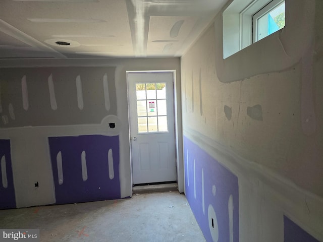 956 Ralph Ave, Langhorne, PA 19047 - doorway with unfinished concrete flooring