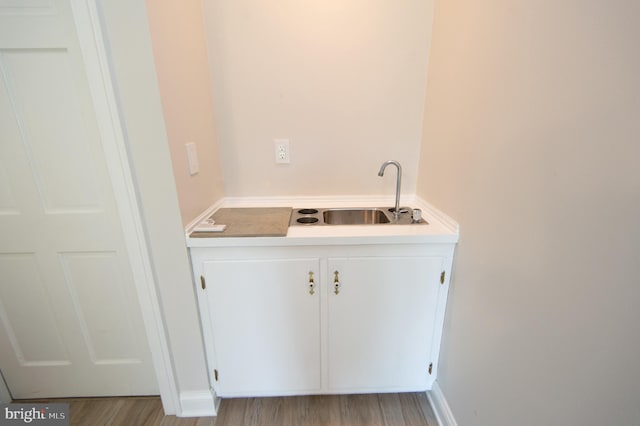 5470 Moose Lodge Rd, Cambridge, MD 21613 - laundry room with a sink and wood finished floors