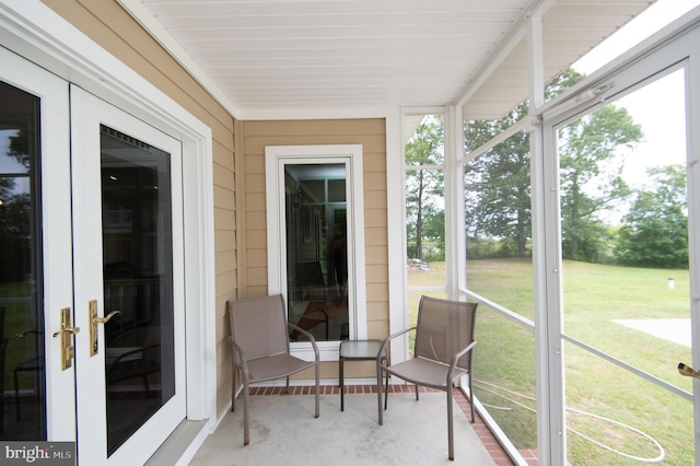 5470 Moose Lodge Rd, Cambridge, MD 21613 - sunroom / solarium featuring french doors