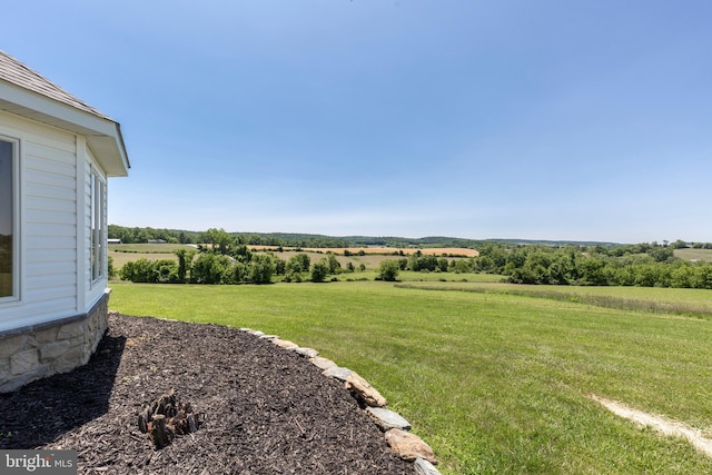 3822 Wine Rd, Westminster, MD 21158 - view of grassy yard featuring a rural view