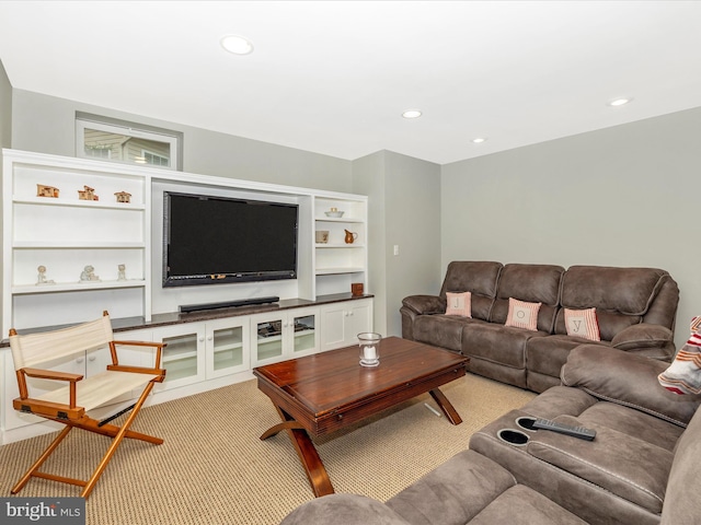 6470 Saddlebrook Ln, Frederick, MD 21701 - living room with carpet floors and recessed lighting
