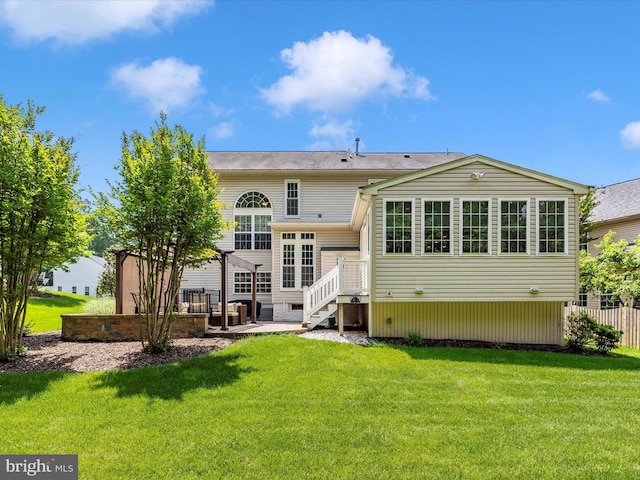 6470 Saddlebrook Ln, Frederick, MD 21701 - rear view of property with a patio