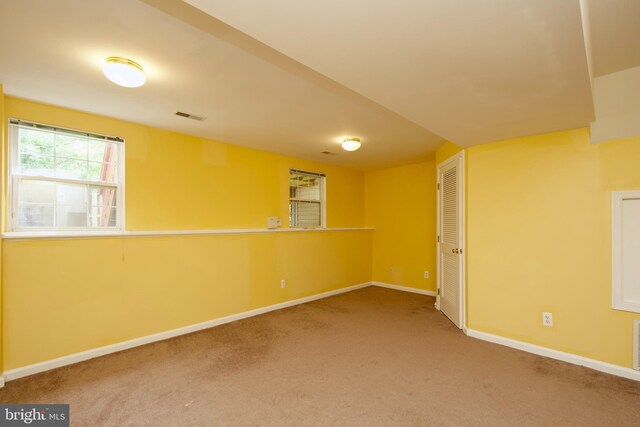 10305 Butternut Cir, Manassas, VA 20110 - basement with carpet floors and baseboards
